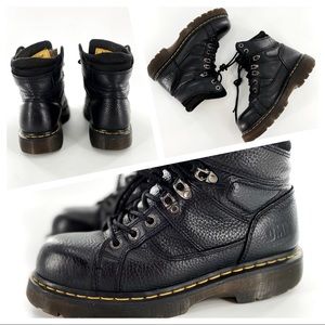 Dr. Martens Industrial Steel Toe Tie Boot Black 8